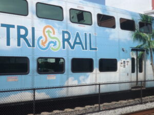 commuter transportation  makes stops frequently all along the coast